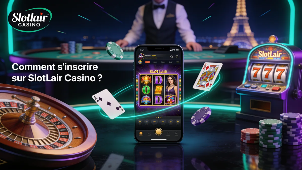 slotlair casino en France — Comment s'inscrire sur SlotLair Casino ?